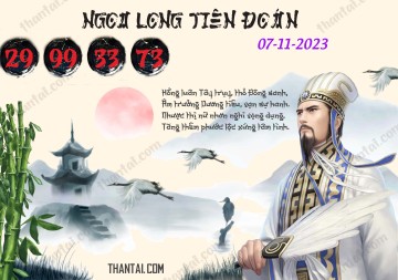 Ngọa Long Tiên Đoán 07/11/2023