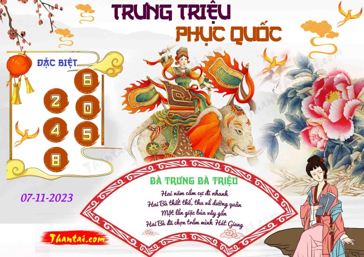Trưng Triệu Phục Quốc 23/10/2023