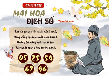 Mai Hoa Dịch Số 07/11/2023