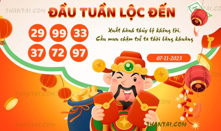 ĐẦU TUẦN LỘC ĐẾN 23/10/2023