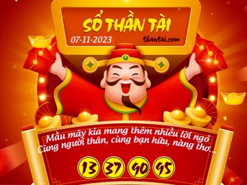 SỔ THẦN TÀI 07/11/2023