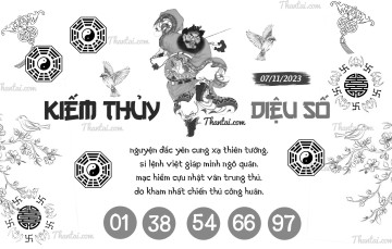 KIẾM THỦY DIỆU SỐ 07/11/2023