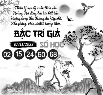 BẬC TRÍ GIẢ SỐ HỌC 07/11/2023