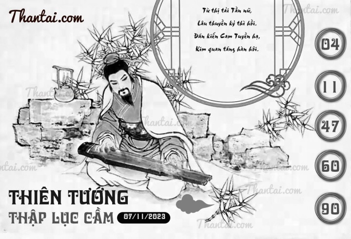 THIÊN TƯỚNG THẬP LỤC CẦU 23/10/2023