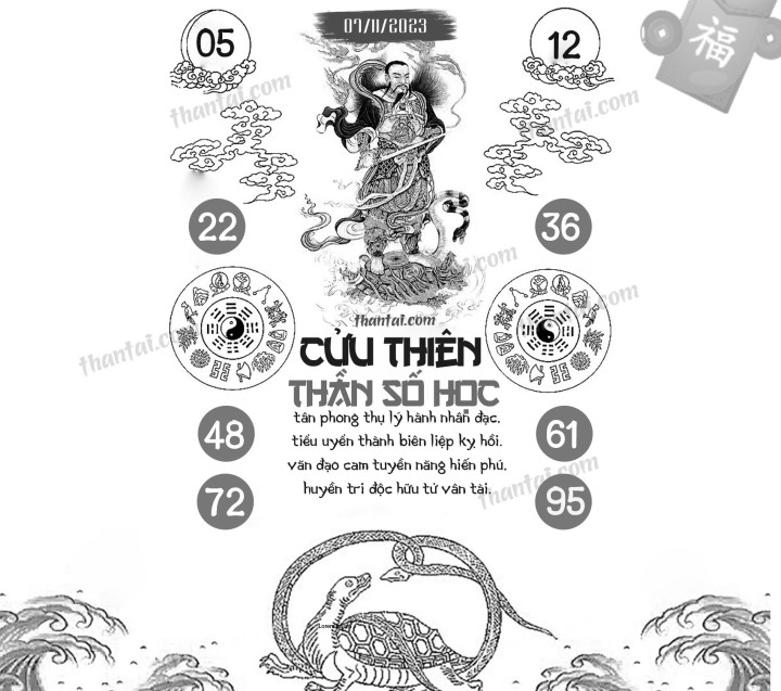 CỬU THIÊN THẦN SỐ HỌC 23/10/2023