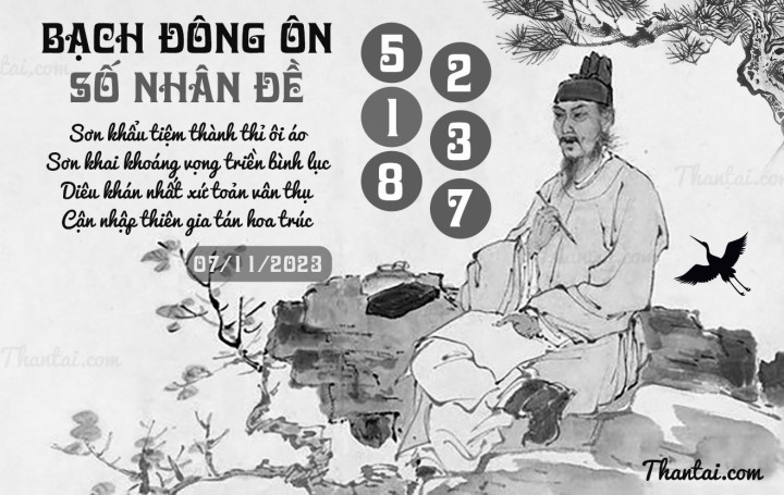 BẠCH ĐÔNG ÔN 23/10/2023