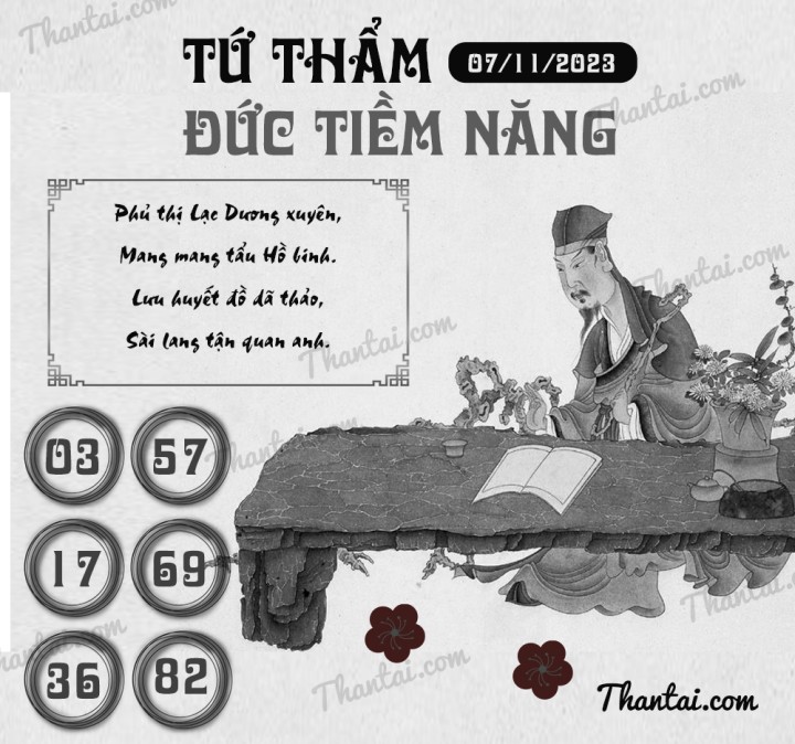 TỨ THẨM ĐỨC TIỀM NĂNG 23/10/2023