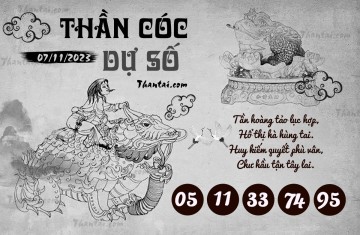 THẦN CÓC DỰ SỐ 07/11/2023