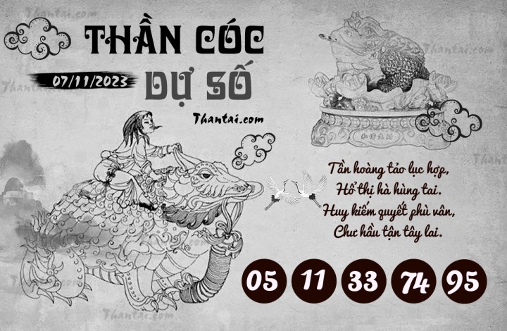 THẦN CÓC DỰ SỐ 23/10/2023