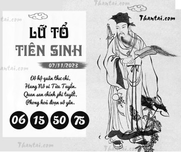 LỮ TỔ TIÊN SINH 07/11/2023