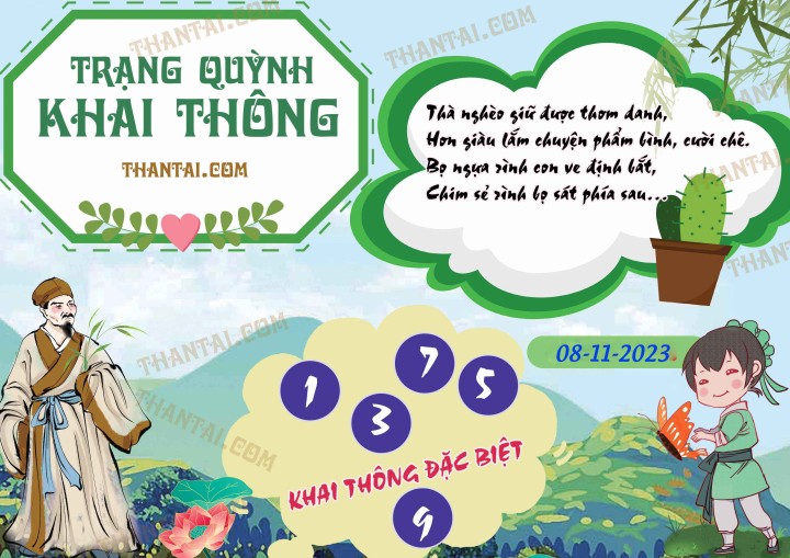 Trạng Quỳnh Khai Thông 24/10/2023