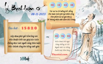 Lý Bạch Luận Số 08/11/2023