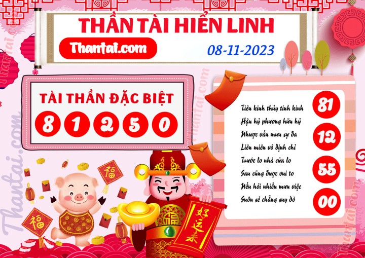 THẦN TÀI HIỂN LINH 24/10/2023
