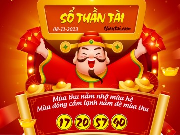 SỔ THẦN TÀI 08/11/2023