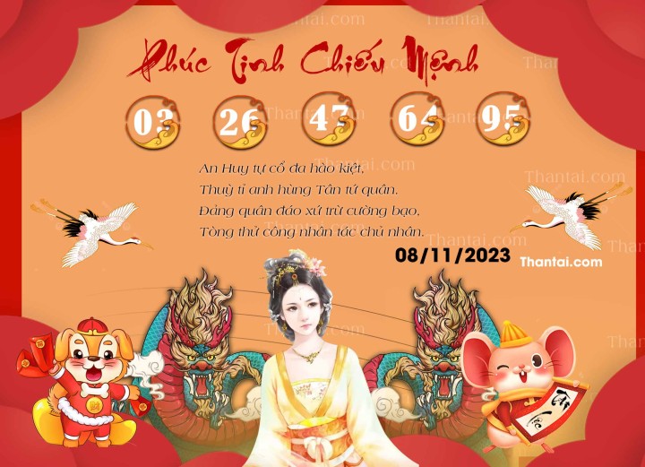 Phúc Tinh Chiếu Mệnh 24/10/2023