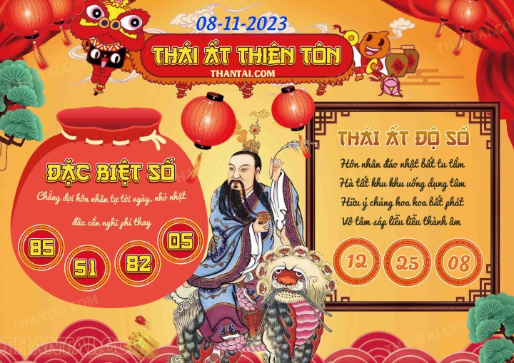 Thái Ất Thiên Tôn 24/10/2023