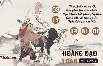 HOÀNG ĐẠO TUẦN 08/11/2023