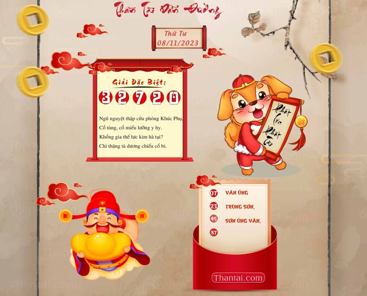 THẦN TÀI DẪN ĐƯỜNG 24/10/2023