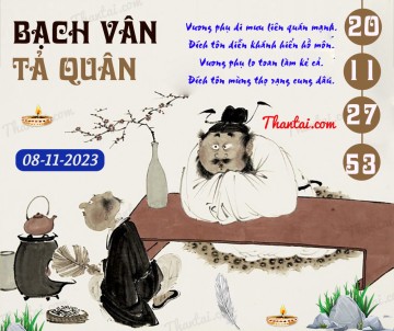 Bạch Vân Tả Quân 08/11/2023