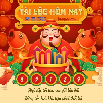 Tài Lộc Hôm Nay 08/11/2023