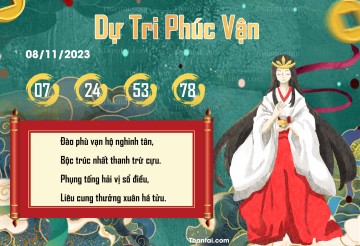 DỰ TRI PHÚC VẬN 08/11/2023