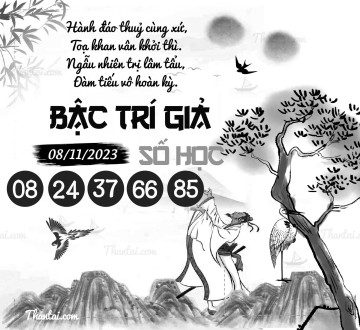 BẬC TRÍ GIẢ SỐ HỌC 08/11/2023