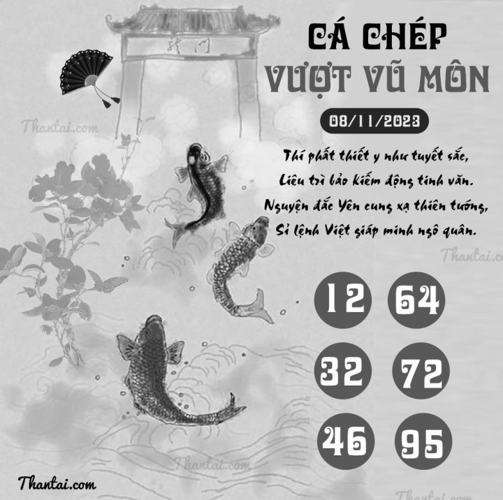 CÁ CHÉP VƯỢT VŨ MÔN 24/10/2023