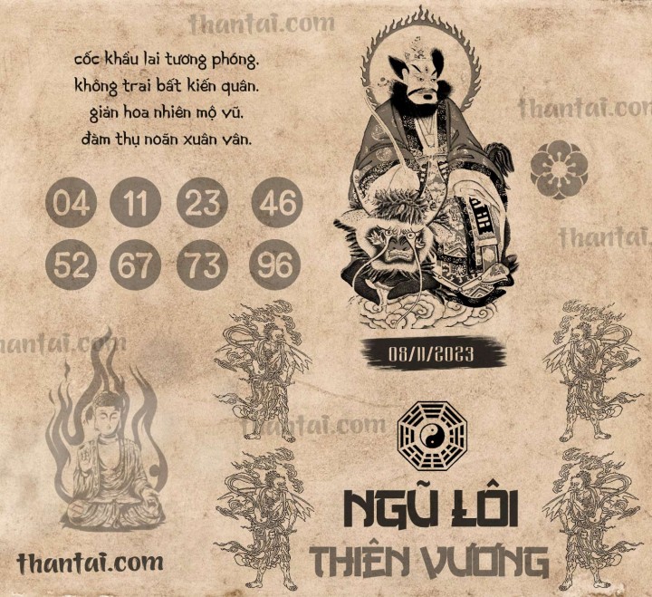 NGŨ LÔI THIÊN VƯƠNG 24/10/2023