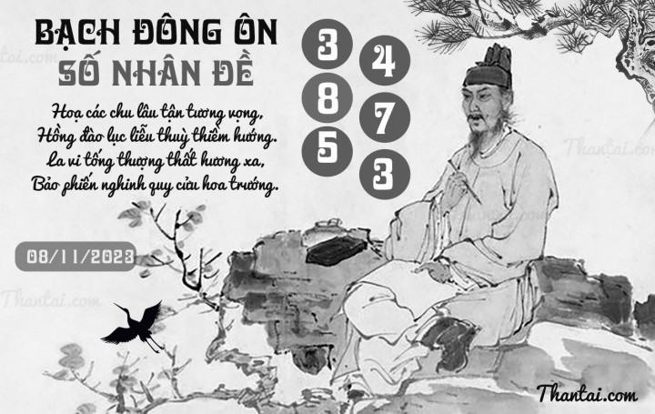 BẠCH ĐÔNG ÔN 24/10/2023