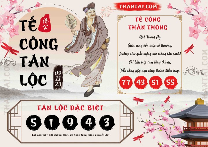 Tế Công Tán Lộc 25/10/2023