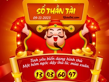 SỔ THẦN TÀI 09/11/2023