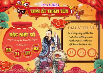 Thái Ất Thiên Tôn 09/11/2023