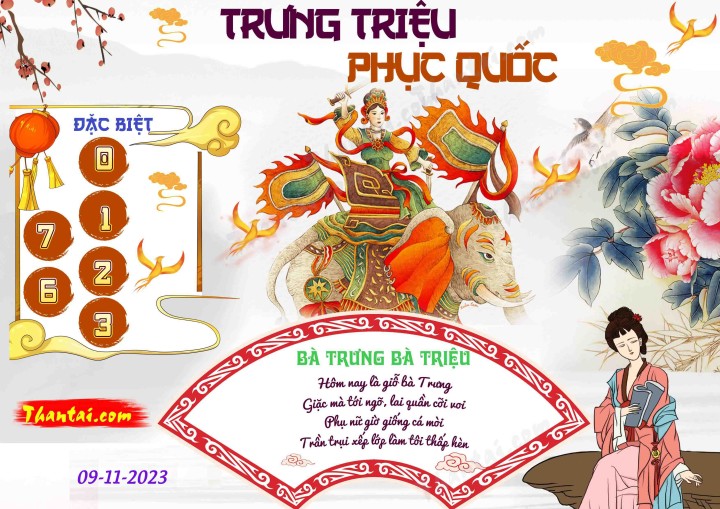 Trưng Triệu Phục Quốc 25/10/2023