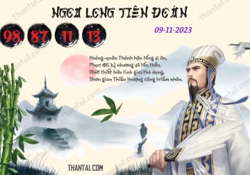 Ngọa Long Tiên Đoán 09/11/2023