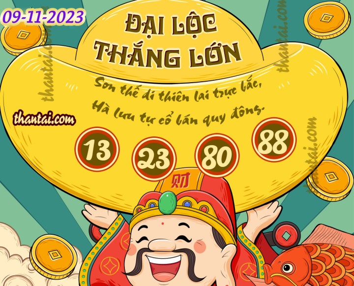 ĐẠI LỘC THẮNG LỚN 25/10/2023