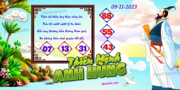 THIÊN MỆNH ANH HÙNG 09/11/2023