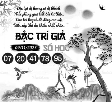 BẬC TRÍ GIẢ SỐ HỌC 09/11/2023