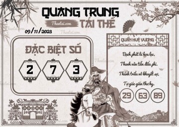 QUANG TRUNG TÁI THẾ 09/11/2023