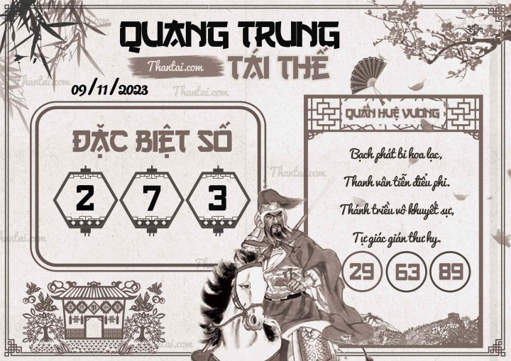 QUANG TRUNG TÁI THẾ 25/10/2023