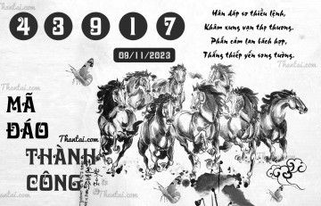 MÃ ĐÁO THÀNH CÔNG 09/11/2023