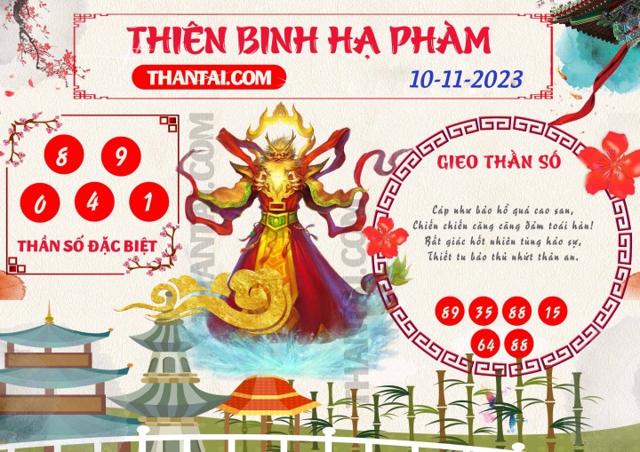 Thiên Binh Hạ Phàm 26/10/2023