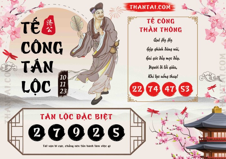 Tế Công Tán Lộc 26/10/2023