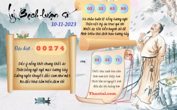 Lý Bạch Luận Số 10/11/2023