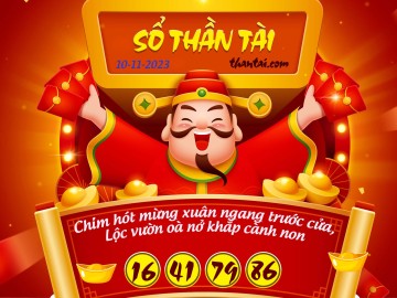 SỔ THẦN TÀI 10/11/2023