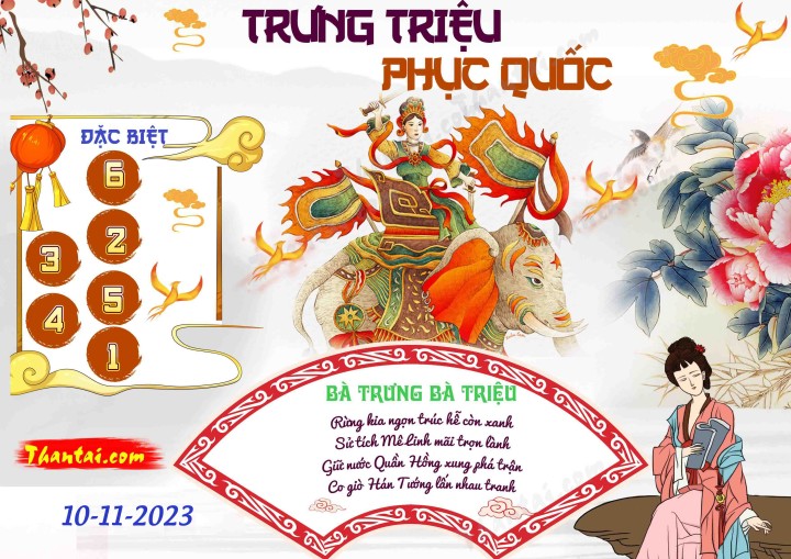 Trưng Triệu Phục Quốc 26/10/2023