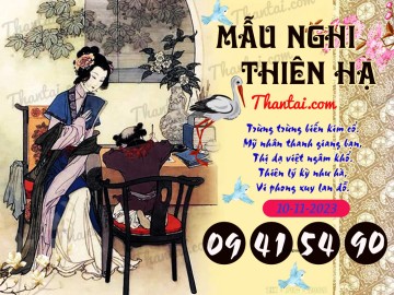 Mẫu Nghi Thiên Hạ 10/11/2023