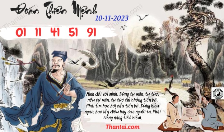 Đoán Thiên Mệnh 26/10/2023