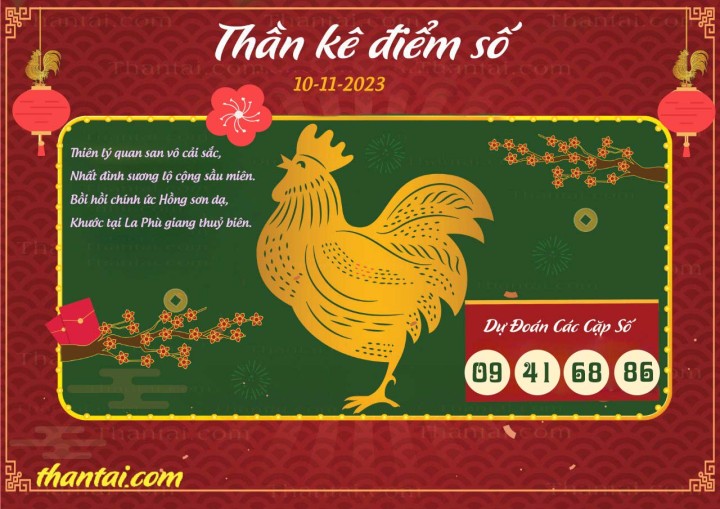 Thần Kê Điểm Số 26/10/2023