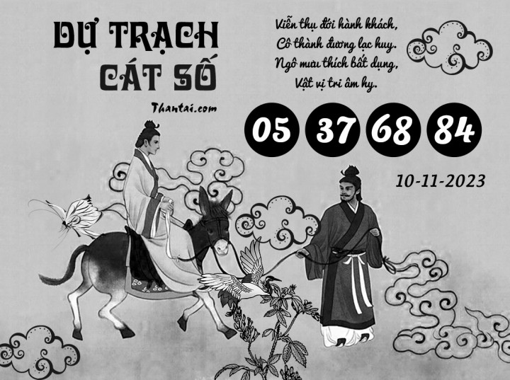 DỰ TRẠCH CÁT SỐ 26/10/2023