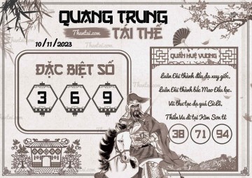 QUANG TRUNG TÁI THẾ 10/11/2023